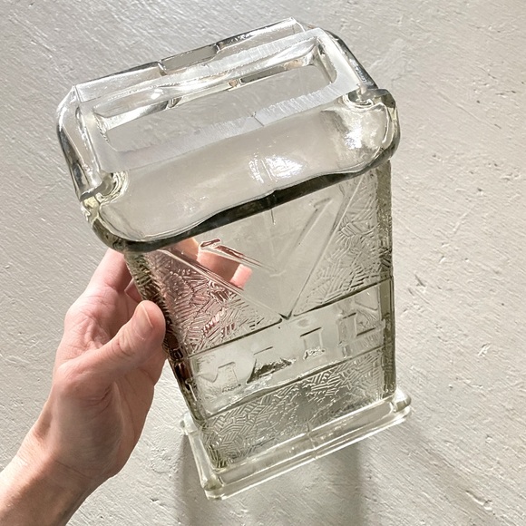 Antique Art Deco Glass Mailbox - Picture 4 of 8